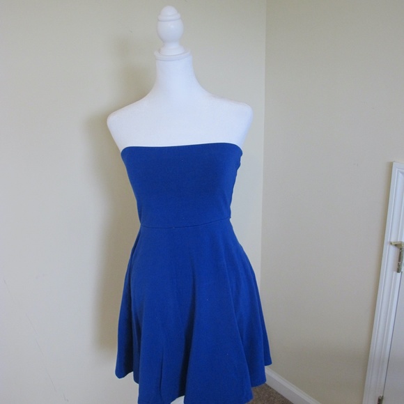 Express Dresses & Skirts - Women's Express Casual Sleeveless Tube Summer vacation Dress Size Small Blue GUC